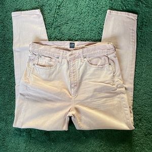 Gap light pink skinny jeans size 30